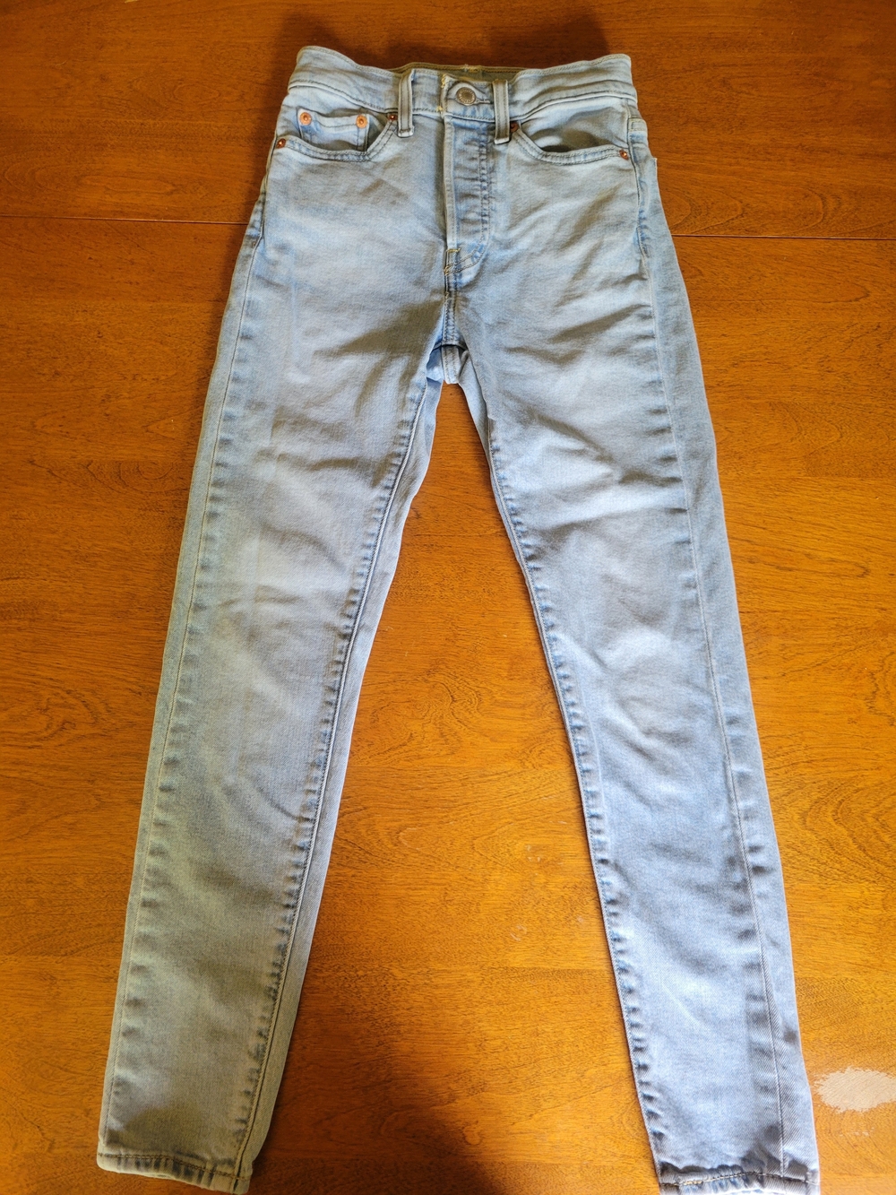Levi's Wedgie Skinny Light Blue Denim | 24